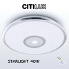 Миниатюра фото потолочный светильник с пультом ду citilux старлайт cl70340r | 220svet.ru