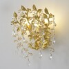 Миниатюра фото настенный светильник crystal lux eden ap2 gold | 220svet.ru