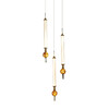 Миниатюра фото подвесной светодиодный светильник delight collection od2503-3 gold | 220svet.ru