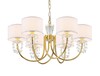 Миниатюра фото подвесная люстра newport 4366/c new gold м0070359 | 220svet.ru