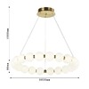 Миниатюра фото подвесная люстра favourite gubbare 4014-6p | 220svet.ru