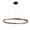 Миниатюра фото подвесной светодиодный светильник crystal lux fernando sp88w led black/gold | 220svet.ru