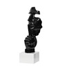 Миниатюра фото статуэтка garda decor d4816 (черный) | 220svet.ru