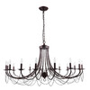 Миниатюра фото подвесная люстра favourite plini 2590-18p | 220svet.ru