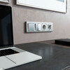 Миниатюра фото накладка для розетки usb серебряный werkel w1279506 | 220svet.ru