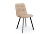Миниатюра фото стул на металлокаркасе woodville чилли бежевый / черный 631631 | 220svet.ru