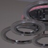 Миниатюра фото потолочная светодиодная люстра reluce 09812-3.3-3+3d cr (rgb) | 220svet.ru