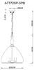 Миниатюра фото подвесная люстра arte lamp bell a7772sp-3pb | 220svet.ru