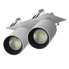 Миниатюра фото спот поворотный встраиваемый двойной citilux axel cl512d20r | 220svet.ru