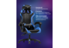 Миниатюра фото компьютерное кресло woodville rodas black / blue 15245 | 220svet.ru