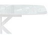 Миниатюра фото стол стеклянный  раскладной woodville тамаса белый 584296 | 220svet.ru