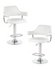 Миниатюра фото стул барный dobrin charly lm-5019-n_ch-m_el-white-11210 | 220svet.ru