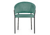 Миниатюра фото стул на металлокаркасе woodville лео зеленый brandy light 10 / черный 592484 | 220svet.ru
