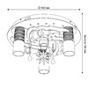 Миниатюра фото потолочная люстра velante 176-207-04 | 220svet.ru