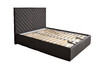 Миниатюра фото кровать milano basic c подъем.мех.велюр серый colt1003 173*220*125 garda decor milano basic2к-160m-colt1003 | 220svet.ru