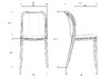 Миниатюра фото набор 3 шт стул обеденный dobrin adam lmzl-pp669-n3-13354 | 220svet.ru