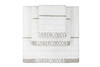 Миниатюра фото полотенце белое 30*50 garda decor 119val-00101 | 220svet.ru