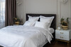 Миниатюра фото простыня на рез сатин белая 160*200*30 garda decor 107td-dp213g-pros res bel | 220svet.ru