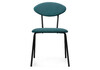 Миниатюра фото стул woodville мареон катания ментол / черный матовый 510614 | 220svet.ru