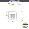 Миниатюра фото светильник для подсветки лестниц накладной fumagalli lorenza 150 as1.000.000.bxj1l | 220svet.ru
