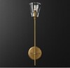Миниатюра фото настенный светильник torche de verre 1 light gold | 220svet.ru
