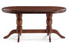 Миниатюра фото стол деревянный раскладной woodville эвклаз овальный миланский орех 615241 | 220svet.ru