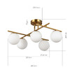 Миниатюра фото потолочный светильник evoluce сьерра sle1195-302-05 | 220svet.ru