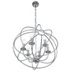 Миниатюра фото подвесная люстра loft it castle chrome loft1193-6 | 220svet.ru