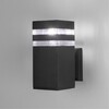 Миниатюра фото уличный настенный светильник arte lamp heather a4413al-1bk | 220svet.ru