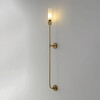 Миниатюра фото бра crystal lux simply ap1.2 brass | 220svet.ru