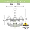 Миниатюра фото подвесной уличный светильник fumagalli sichem/rut 3l e26.120.s30.bxe27 | 220svet.ru
