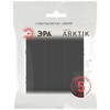 Миниатюра фото выключатель эра arktik 16-1107-05 тройной 10ах-250в антрацит б0070378 | 220svet.ru