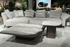 Миниатюра фото стол журнальный travertine garda decor 58db-04056 | 220svet.ru