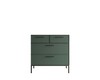 Миниатюра фото комод с четырьмя ящиками николь nr22g | 220svet.ru