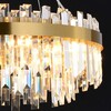 Миниатюра фото подвесная люстра illumico il5189-8pls-29 brass mirage | 220svet.ru
