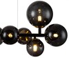Миниатюра фото подвесная люстра indigo molecola 11018/10p black v000196 | 220svet.ru