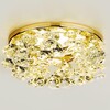 Миниатюра фото встраиваемый светильник ambrella light crystal k308 cl/g | 220svet.ru