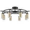 Миниатюра фото потолочная люстра lightstar rullo (571718+214440-8+202430-8) lr7184080 | 220svet.ru
