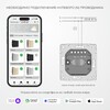 Миниатюра фото умный сенсорный выключатель одноклавишный черный werkel w4513008 | 220svet.ru