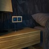 Миниатюра фото розетка с подсветкой черный матовый werkel w1171408 | 220svet.ru