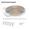 Миниатюра фото комплект светодиодной влагозащищенной ленты ogm 6w/m 120led/m 2835smd теплый белый 5m sl-65 | 220svet.ru