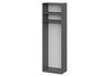 Миниатюра фото шкаф комплектация 1 woodville даиго с антресолью графит серый 676148 | 220svet.ru