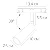 Миниатюра фото трековый светодиодный светодиодный светильник arte lamp linea a4640pl-1wh | 220svet.ru