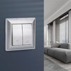Миниатюра фото выключатель жалюзи werkel серебряные w1124506 | 220svet.ru