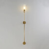 Миниатюра фото бра crystal lux simply ap1.2 brass | 220svet.ru