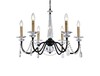 Миниатюра фото подвесная люстра newport 3976/c black+brass м0071828 | 220svet.ru