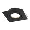 Миниатюра фото встраиваемый светильник поворотный novotech morus 371020 черный | 220svet.ru