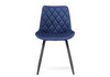 Миниатюра фото стул woodville баодин б/к синий / черный 517116 | 220svet.ru