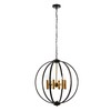 Миниатюра фото подвесная люстра arte lamp castula a7013sp-6bk | 220svet.ru