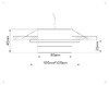 Миниатюра фото встраиваемый светильник ambrella light gx53 acrylic tech tn52421 | 220svet.ru